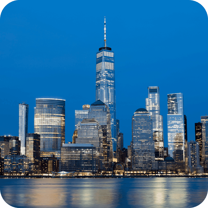 Manhattan, New York at Twilight
